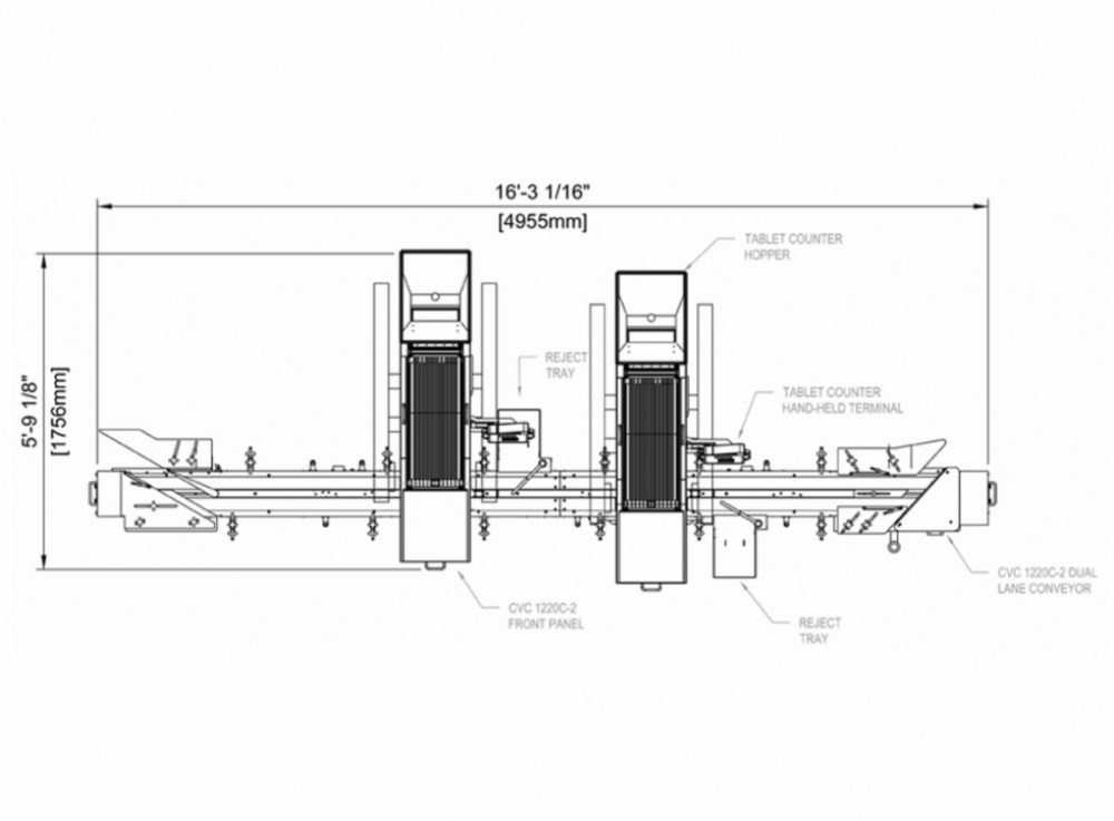 帶雙通道輸送機