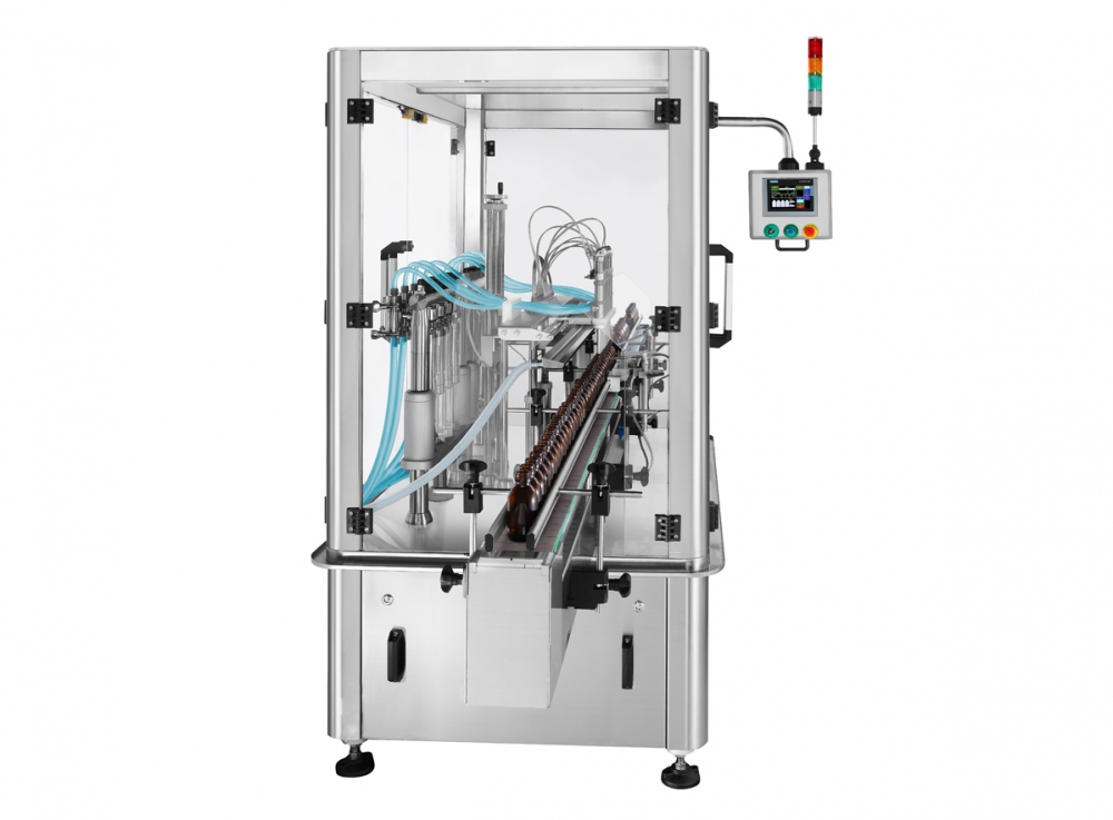 Bottle Feed Screw: <br> The customized feed screw is driven by a servo motor.  Operator can easily make quick changeover.  It takes only few minutes for the mechanical changeover and its related setting from the touch screen panel.